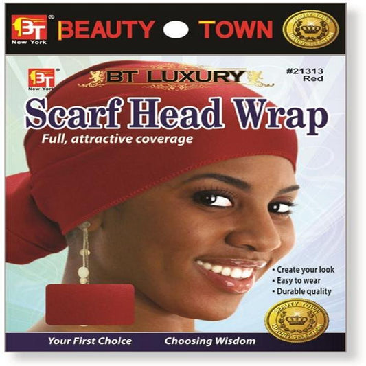 Scarf Head Wrap Red