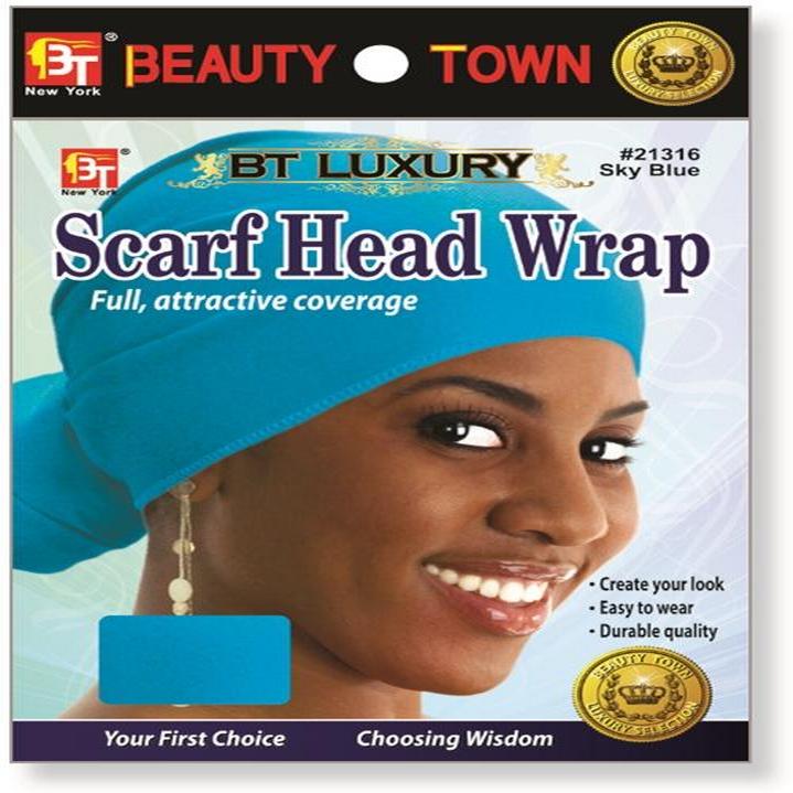 Scarf Head Wrap Sky Blue