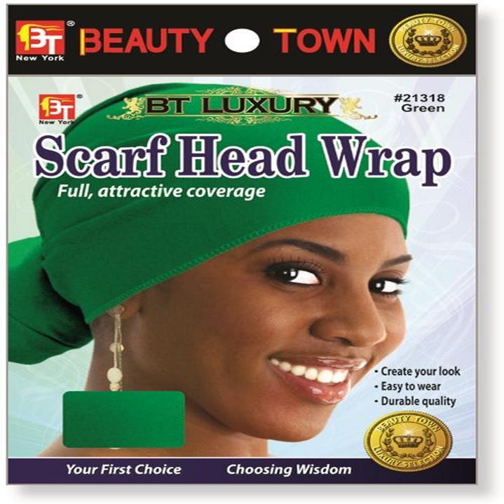 Scarf Head Wrap Green
