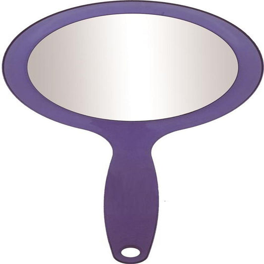 2-Sided Handheld Mirror Clear Blue