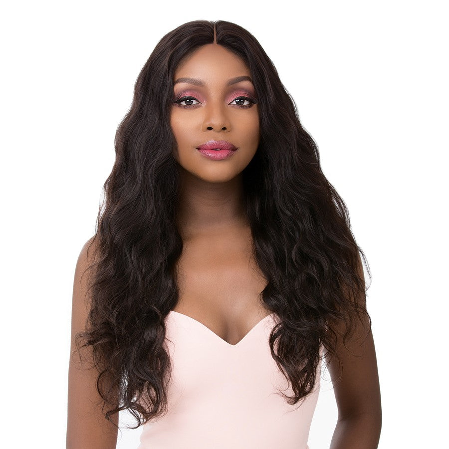 100 Percent Natural Human Hair 360 All-Round Swiss Frontal Lace Wig,Black