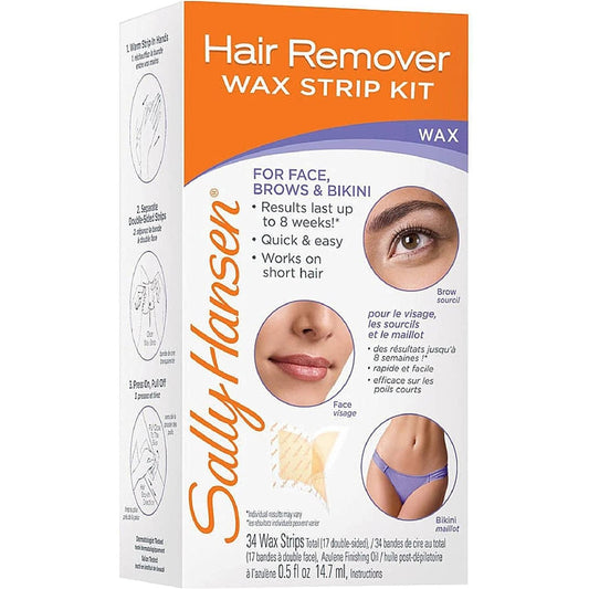 Sally Hansen - Hair Remover Wax Strip Kit 0.50 fl oz.