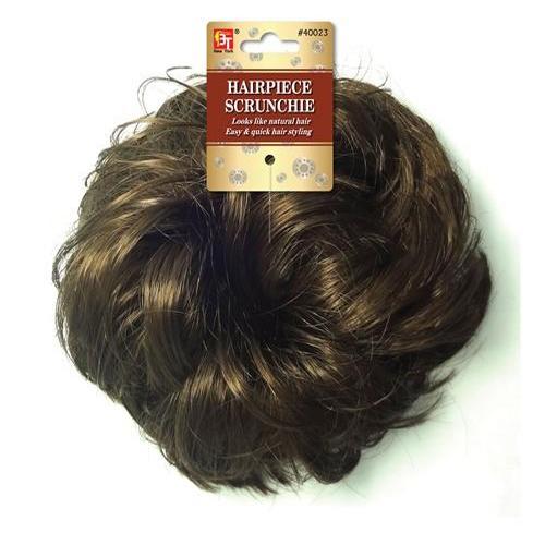 Scrunchie Synthetic Hair Brown