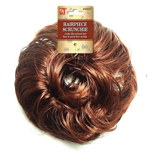 Scrunchie Synthetic Hair Rich Copper Red