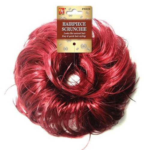 Scrunchie Synthetic Hair Plum Purple