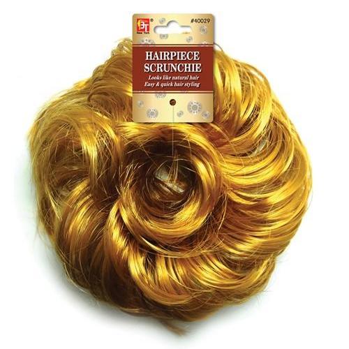 Scrunchie Synthetic Hair Honey Blond