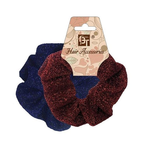 Scrunchie Assorted Color Black,Blue,Purple,Brown,Light Brown,Gray