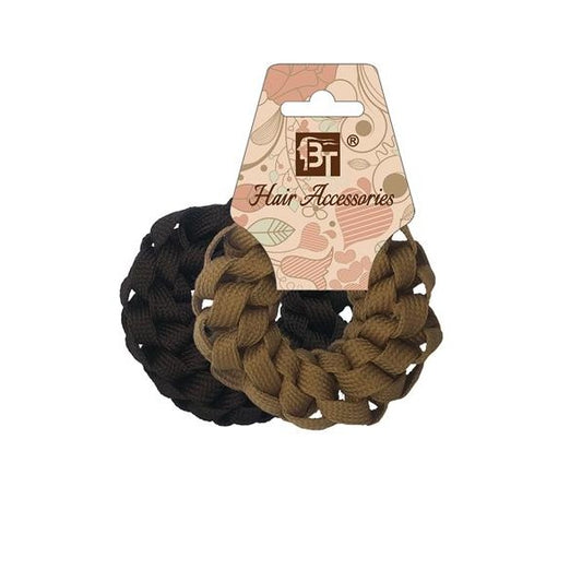 Scrunchie Color Assorted Black,Brown,Light Brown,Dark Brown