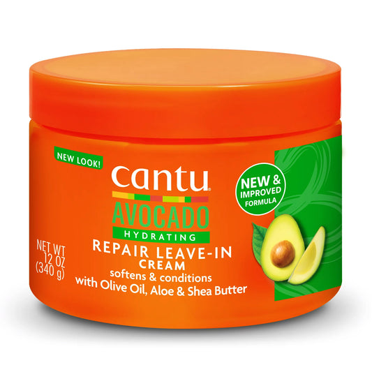 Cantu Avocado Leave-In Conditioner Cream, 12 Oz.