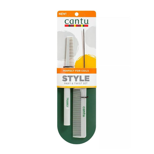 Cantu Style Part Twist Comb Set