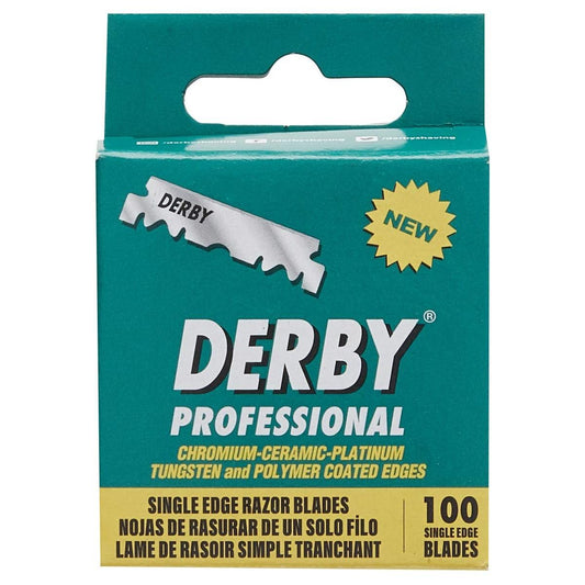 100 Derby Professional Single Edge Razor Blades