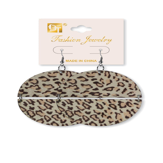 African Fashion Hook Earrings 60Mmx60Mm