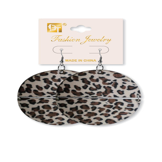 African Fashion Hook Earrings 60Mmx60Mm