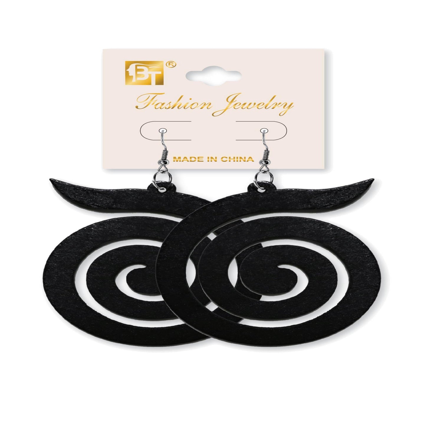 African Fashion Hook Earrings 60Mmx70Mm