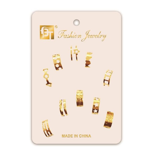 10Pc Ring Set