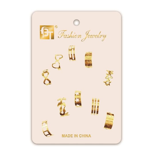 10Pc Ring Set