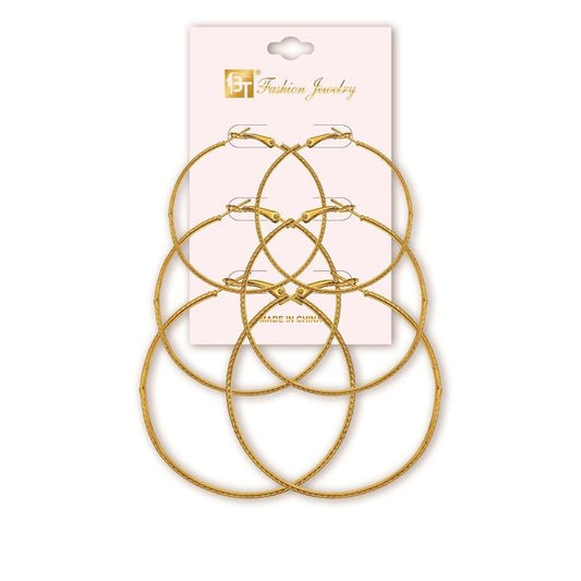 3 Pairs Earrings Set-Up