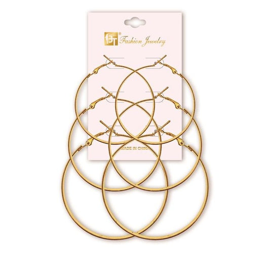 3 Pairs Earrings Array