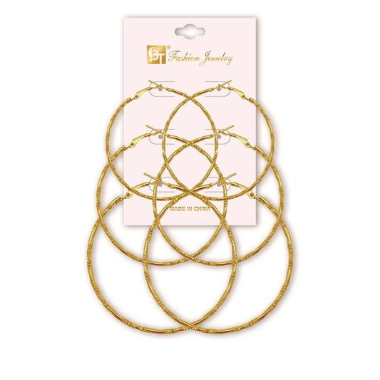 3 Pairs Earrings Good Form