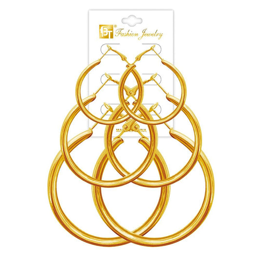 3 Pairs Earrings