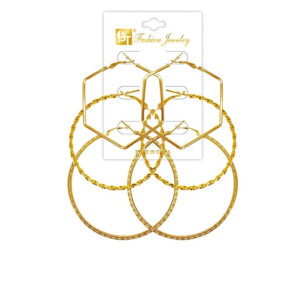 3 Pairs Earrings