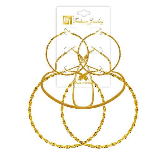 3 Pairs Earrings