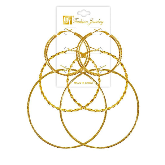 3 Pairs Earrings