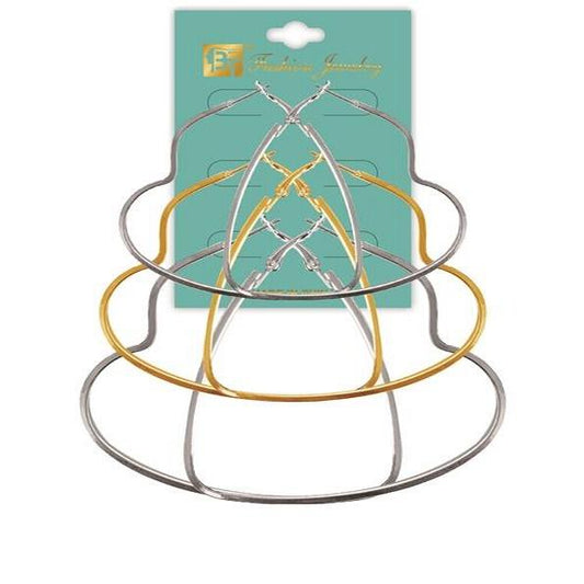 3 Pair Earrings