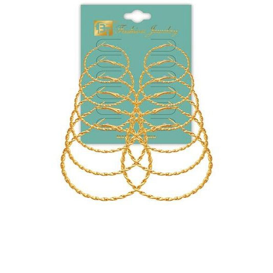 6 Pair Earrings
