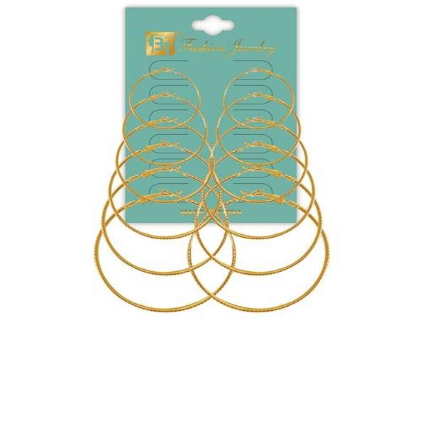 6 Pair Earrings