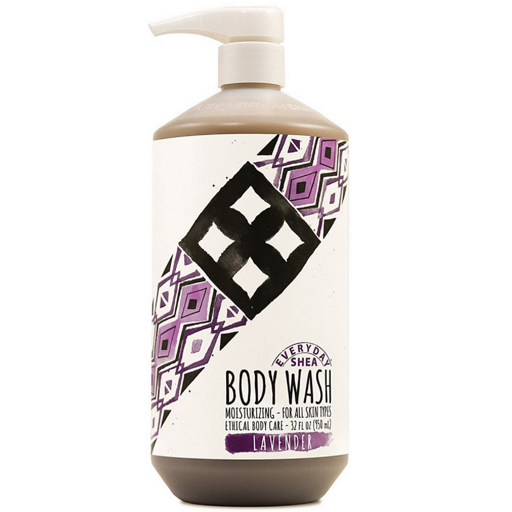 Alaffia Every Day Shea Butter Wash Lavender, 32 Oz.