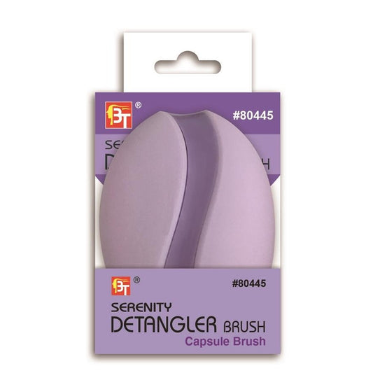 Serenity Detangler Brush Capsule Brush Purple