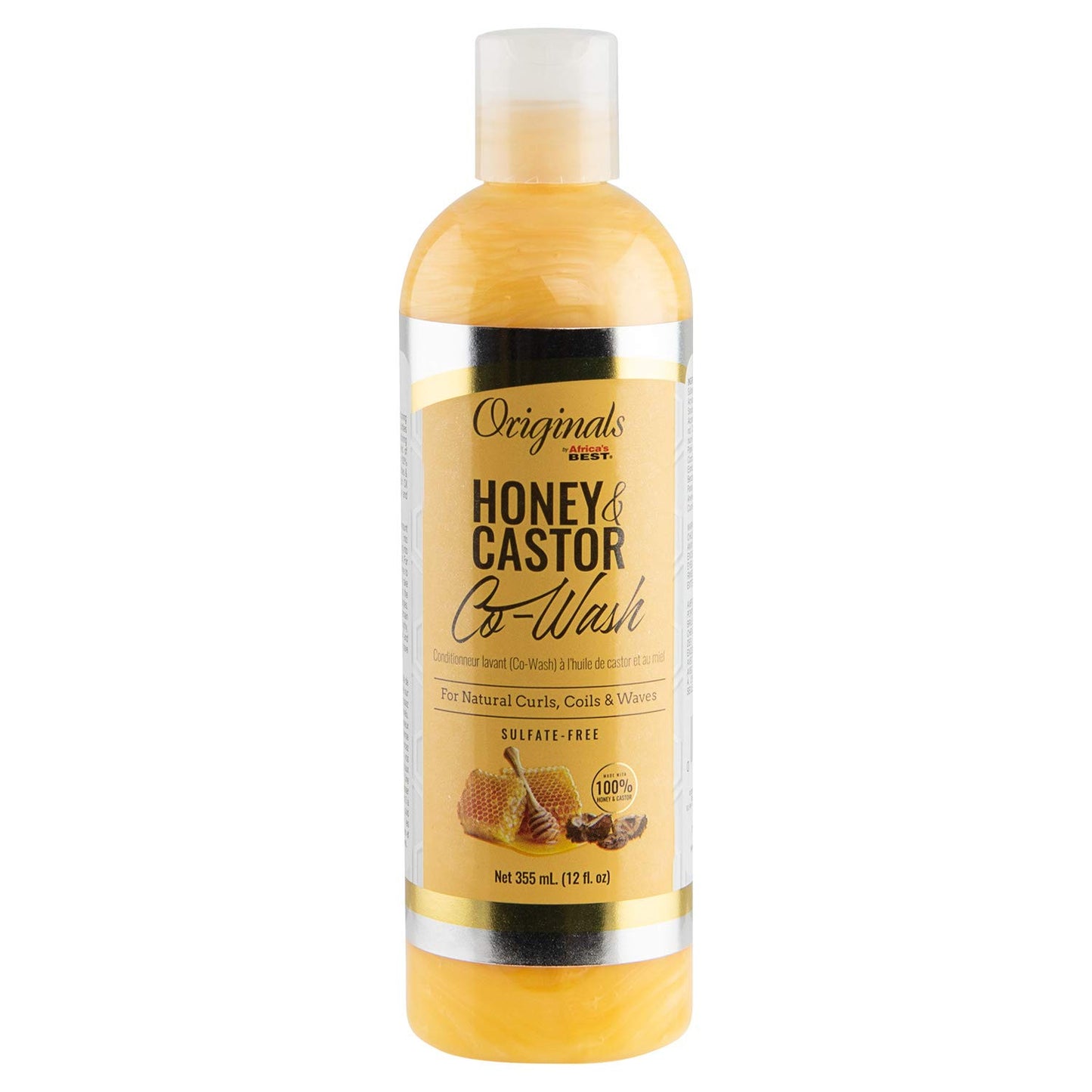Africa's Best Originals Honey & Castor Co-Wash, 12 Oz