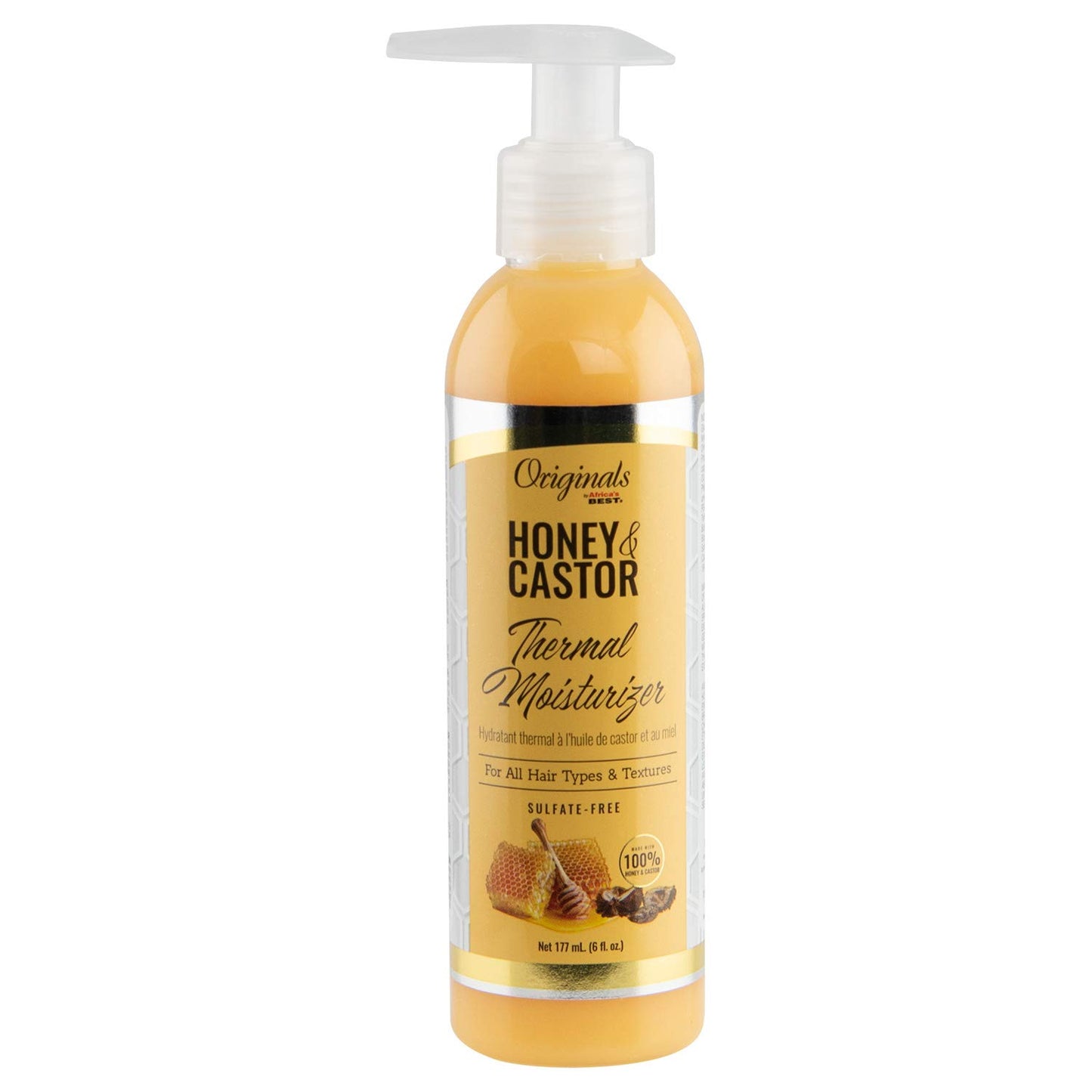 Africa's Best Originals Honey and Castor Thermal Moisturizer, 6 Oz.