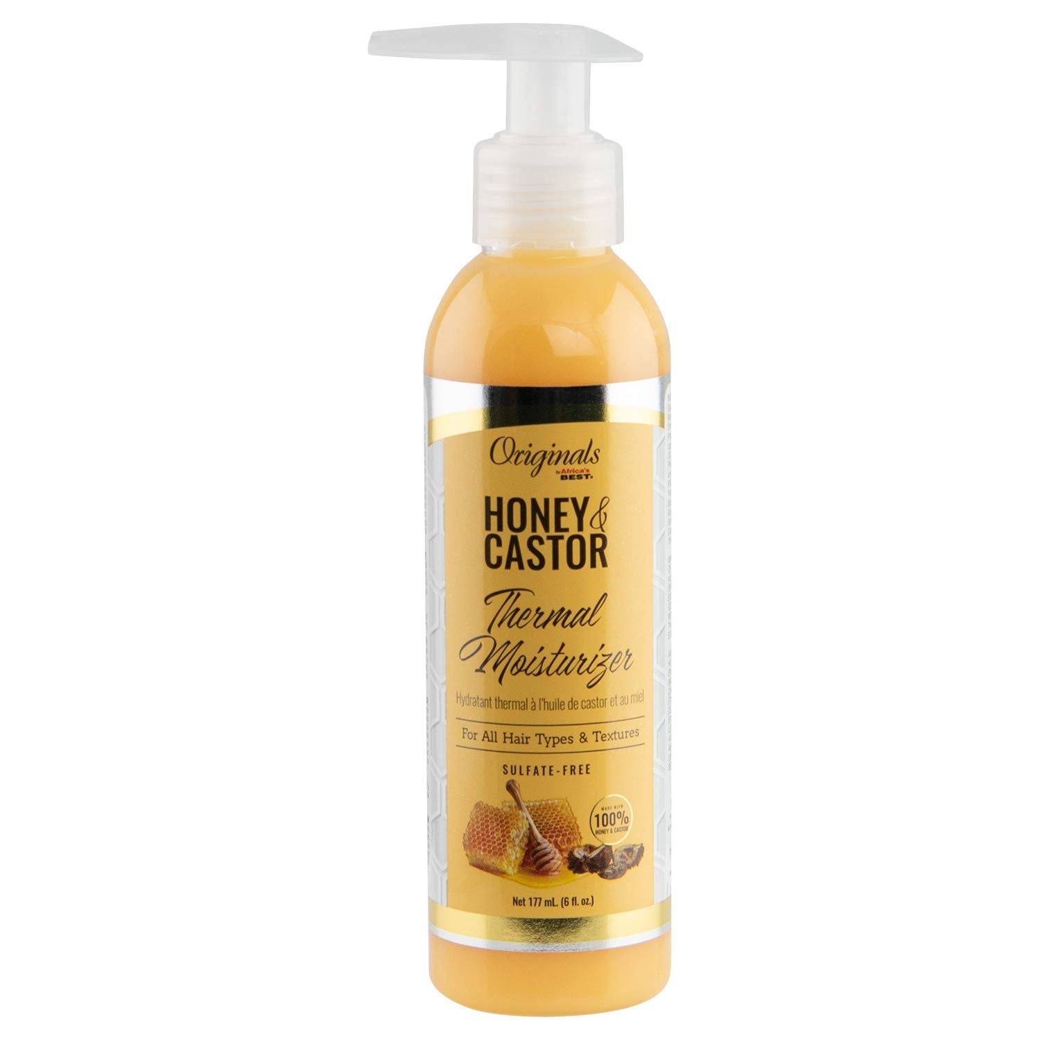 Africa's Best Originals Honey and Castor Thermal Moisturizer, 6 Oz.