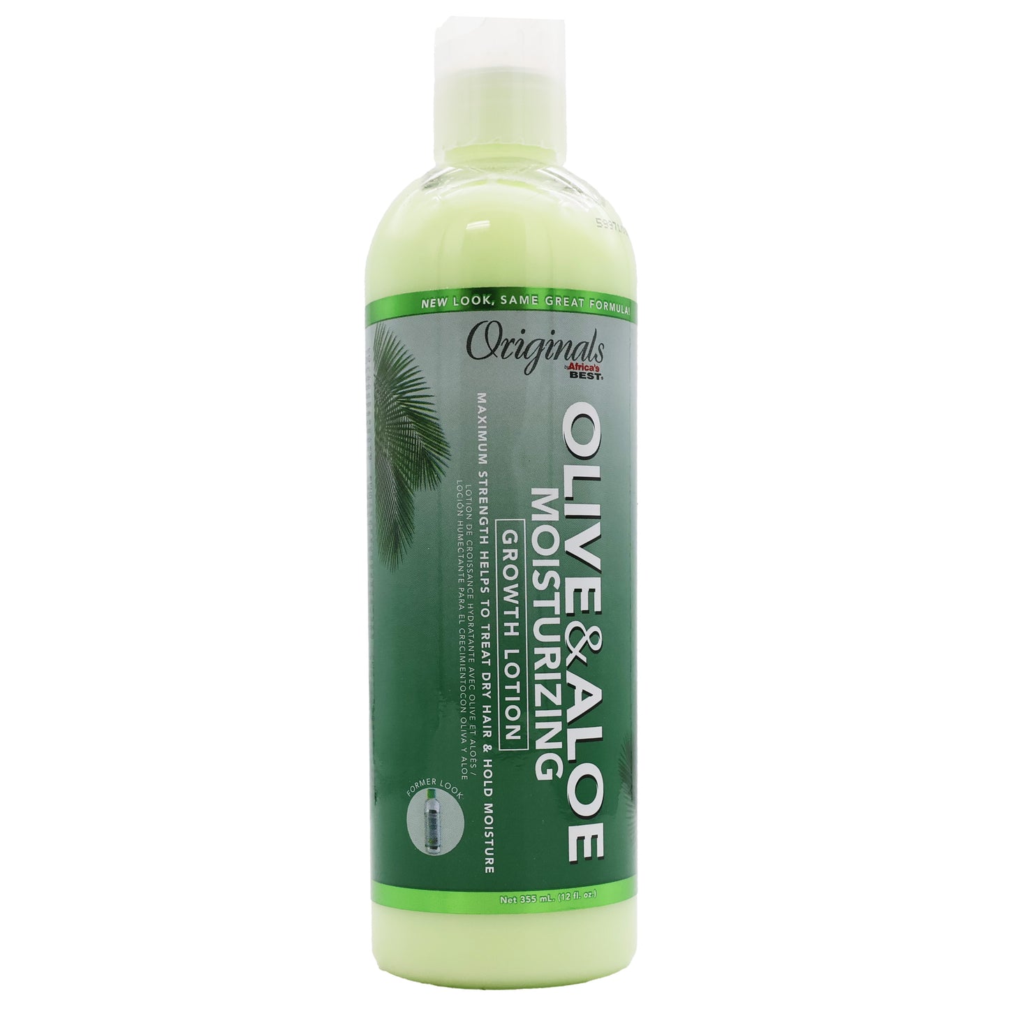 Africa's Best Organic Olive Oil Moist Growth Lotion, 12 Oz.