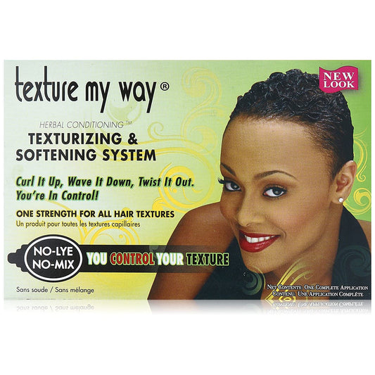 Africa's Best Organics Texture My Way Organic Conditioning Texturizing System, No Lye No Mix