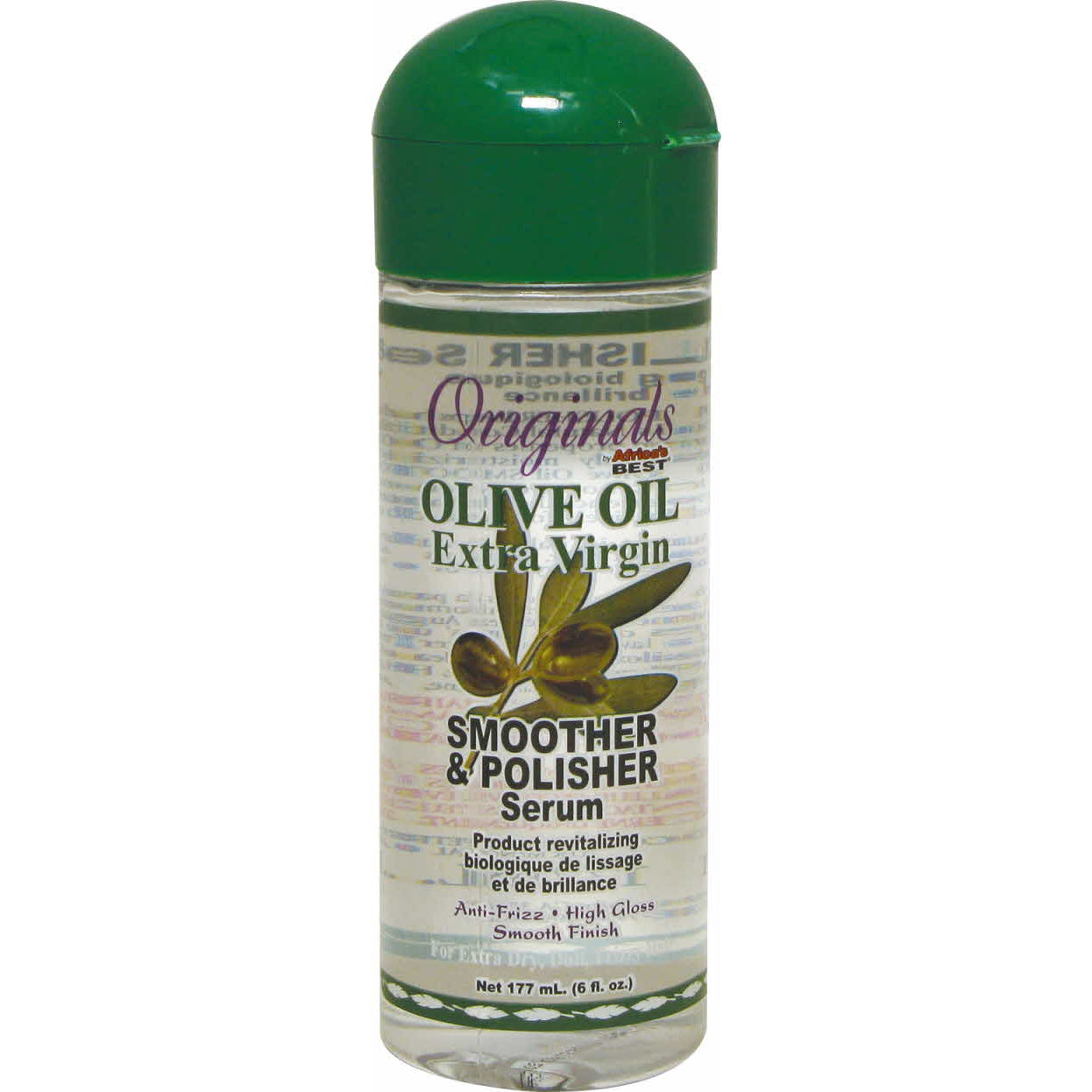 Africa's Best Organic Olive Oil Extra Virgin Smoother Polisher Serum, 6 Oz.