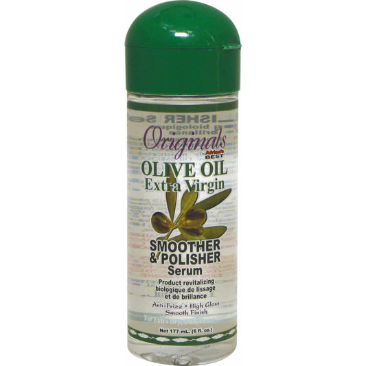 Africa's Best Organic Olive Oil Extra Virgin Smoother Polisher Serum, 6 Oz.