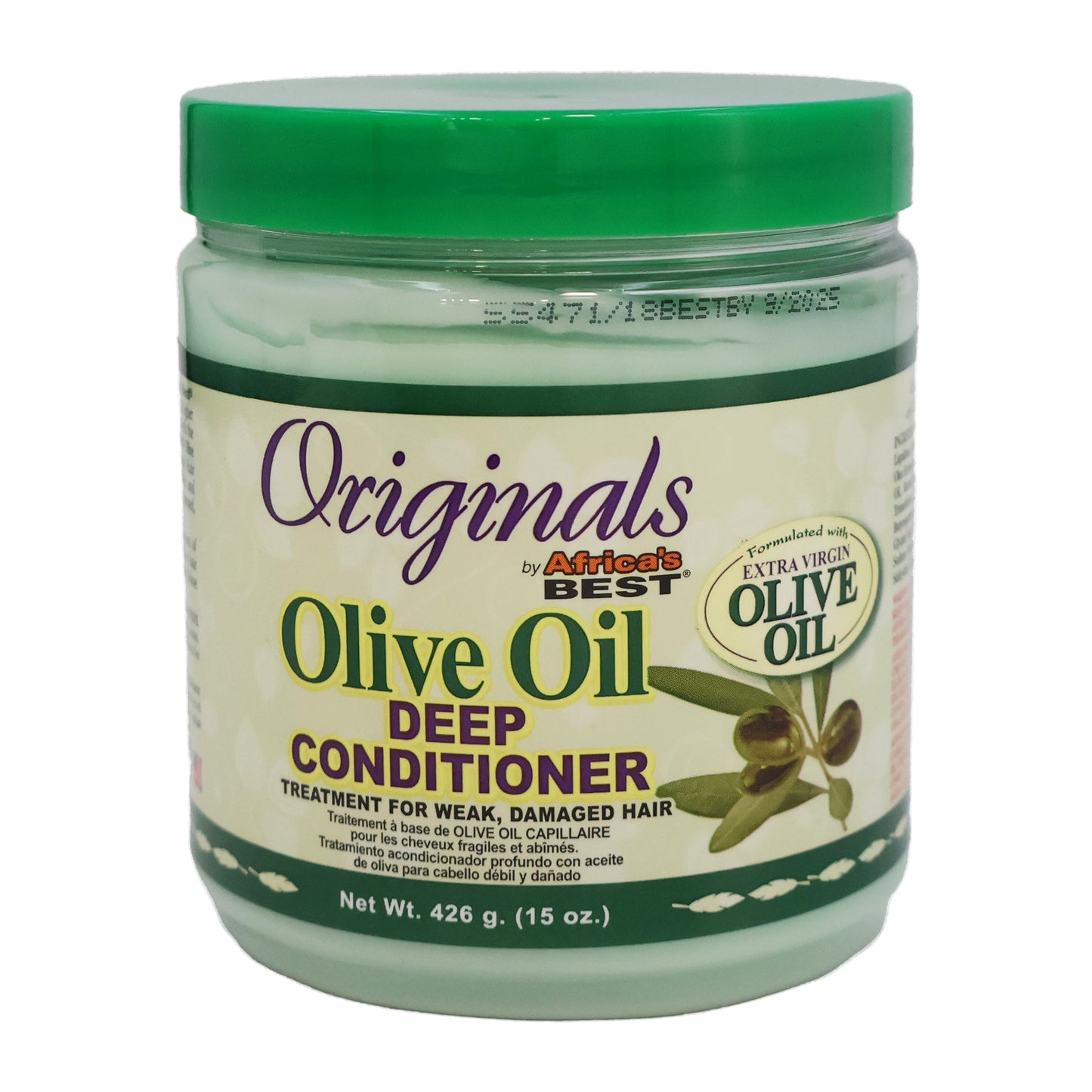 Africa's Best Organic Olive Oil Deep Conditioner, 15 Oz.