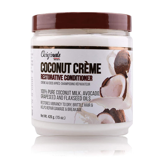Africa's Originals Best Coconut Creme Restorative Conditioner, 15 Oz.