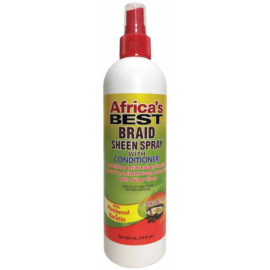 Africa's Best Braid Sheen Spray, 12 Oz.