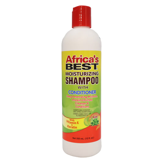 Africa's Best Moisturizing Shampoo With Conditioner, 12 Oz.