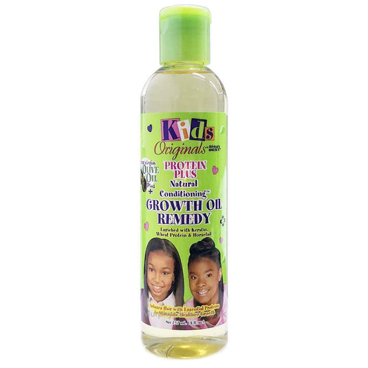 Africa's Best Organic Kids Protein Plus Growth Oil Remedy, 8 Oz.
