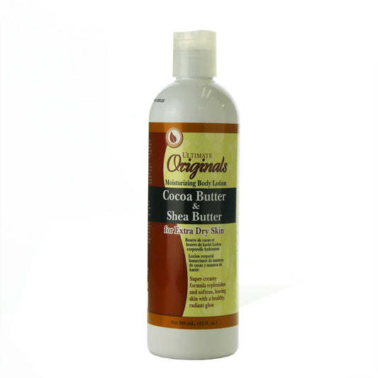 Africa's Best Ultimate Originals Cocoa Shea Butter Body Lotion, 12 Oz.
