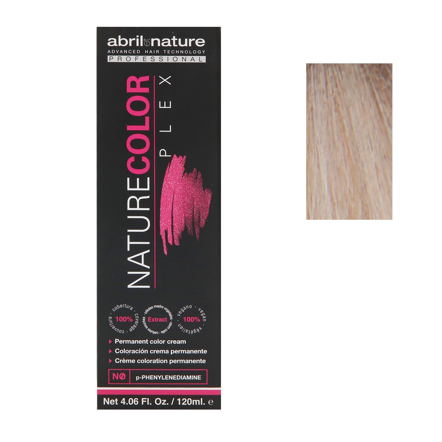 Abril Nature Plex Color 10.12N ,Warm Beige Brown,Brown,4.05 Oz.