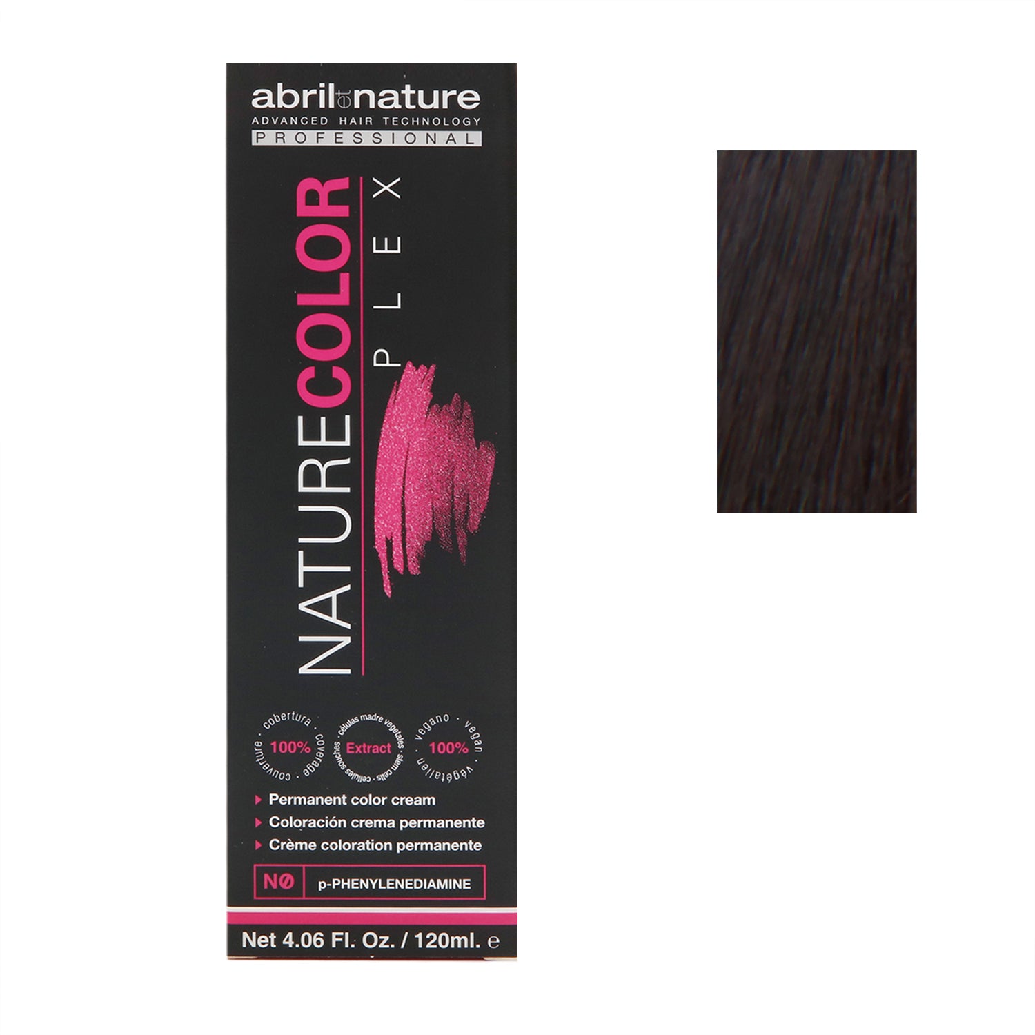 Abril Nature Plex Color 5.97 ,Violet Brown,Brown,4.05 Oz.