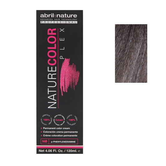 Abril Nature Plex Color 7.1N ,Ceniza Ash,Silver,4.05 Oz.