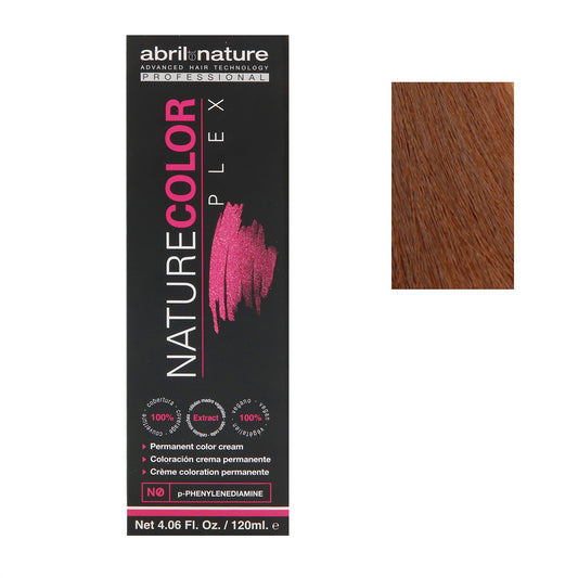 Abril Nature Plex Color 7.43N ,Cobrizo Copper,Brown,4.05 Oz.