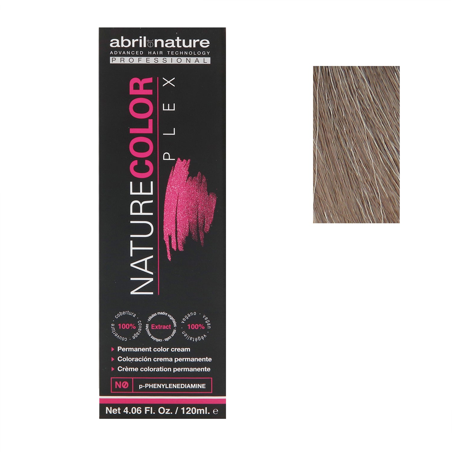 Abril Nature Plex Color 8 ,Natural,Brown,4.05 Oz.